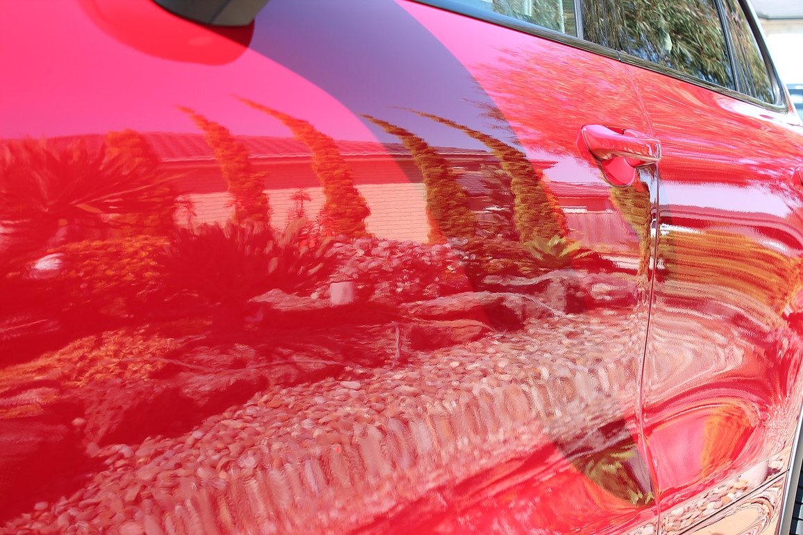 porsche4 A close up of the paint - Swells and paint chips are gone and the car is left with a flawless finish.